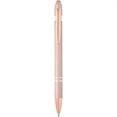 Penna a sfera con finitura oro rosa Nanna refill nero - Immagine 13