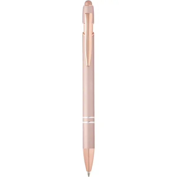 Penna a sfera con finitura oro rosa Nanna refill nero - Immagine 13