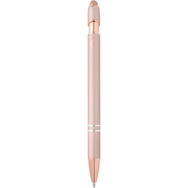 Penna a sfera con finitura oro rosa Nanna refill nero - Immagine 15