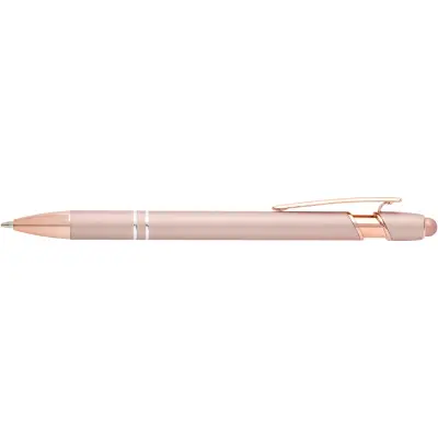 Penna a sfera con finitura oro rosa Nanna refill nero - Immagine 14