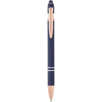 Penna a sfera con finitura oro rosa Nanna refill nero - Immagine 18