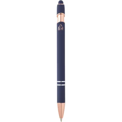 Penna a sfera con finitura oro rosa Nanna refill nero - Immagine 20