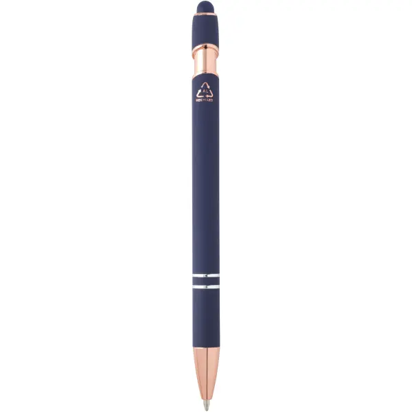 Penna a sfera con finitura oro rosa Nanna refill nero - Immagine 20