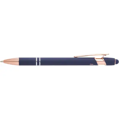 Penna a sfera con finitura oro rosa Nanna refill nero - Immagine 19