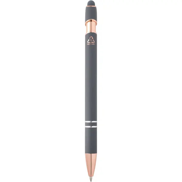 Penna a sfera con finitura oro rosa Nanna refill nero - Immagine 25