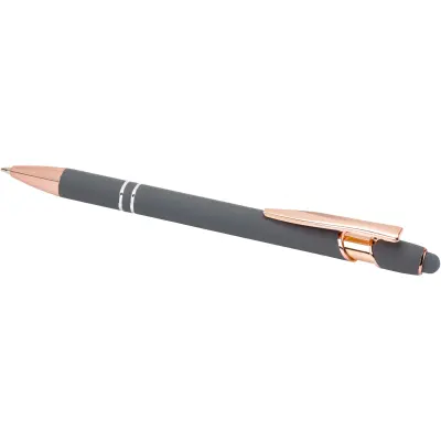 Penna a sfera con finitura oro rosa Nanna refill nero - Immagine 26