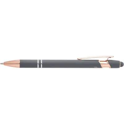 Penna a sfera con finitura oro rosa Nanna refill nero - Immagine 24