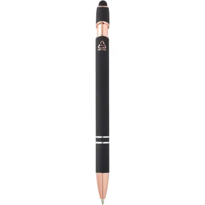 Penna a sfera con finitura oro rosa Nanna refill nero - Immagine 30