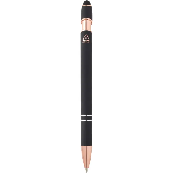 Penna a sfera con finitura oro rosa Nanna refill nero - Immagine 30