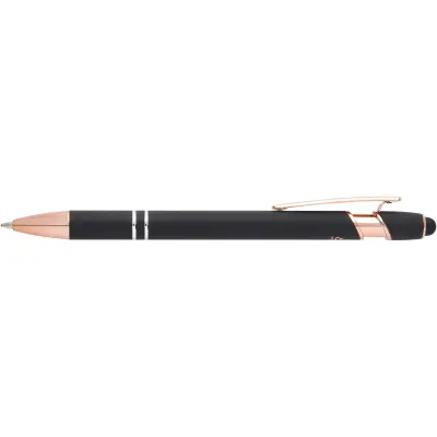 Penna a sfera con finitura oro rosa Nanna refill nero - Immagine 29