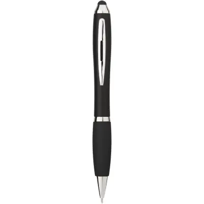 Penna a sfera con stylus e impugnatura nera Nash - Immagine 2
