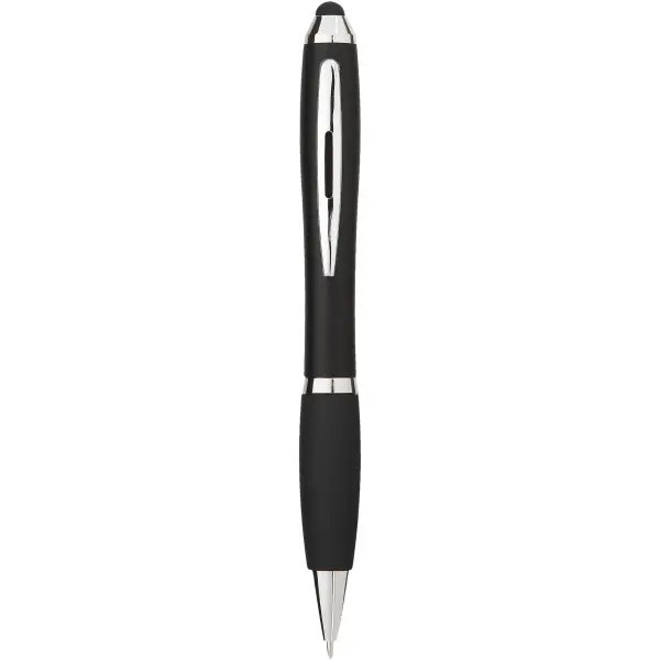 Penna a sfera con stylus e impugnatura nera Nash - Immagine 2
