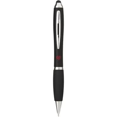 Penna a sfera con stylus e impugnatura nera Nash - Immagine 4