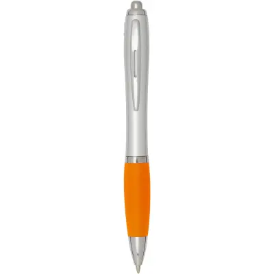 Penna a sfera RCS argentata con stampa NASH - Immagine 7