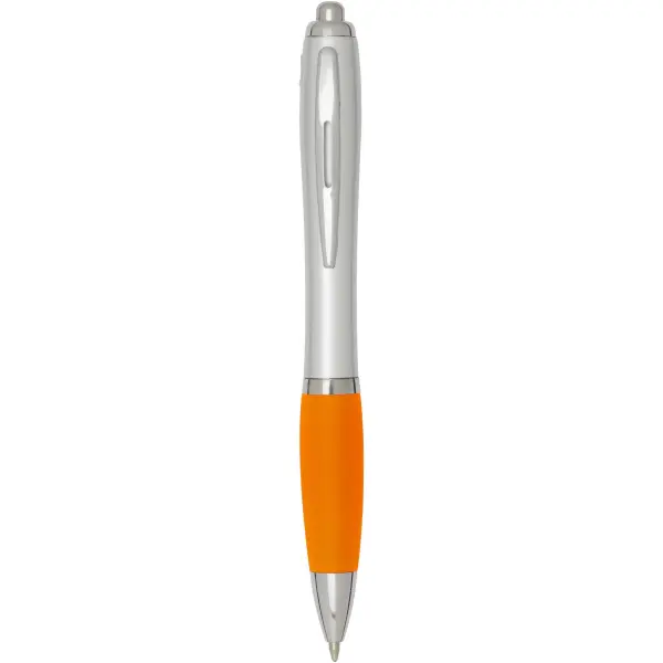 Penna a sfera RCS argentata con stampa NASH - Immagine 7