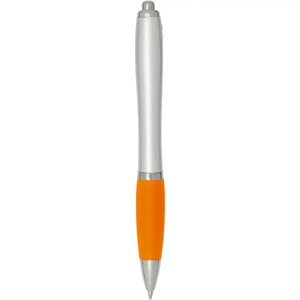 Penna a sfera RCS argentata con stampa NASH - Immagine 9