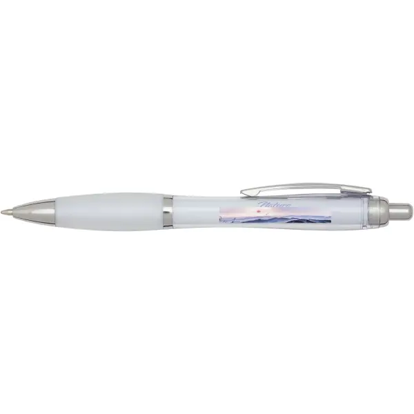 Penna a sfera RCS blu con tuo logo NASH - Immagine 5