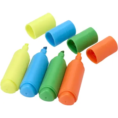 Evidenziatori MINI personalizzati in plastica riciclata PP
