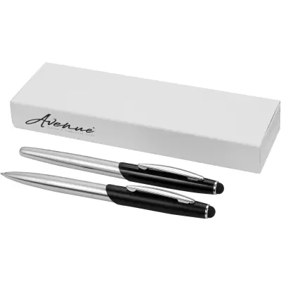 Set penna a sfera e penna roller con stylus Geneva - Immagine 1