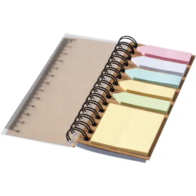 Blocco note a spirale con foglietti adesivi colorati - Immagine 7