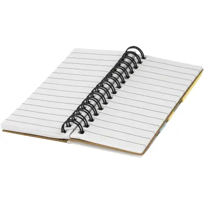 Blocco note a spirale con foglietti adesivi colorati - Immagine 8