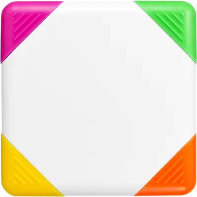 Evidenziatore quadrato a 4 colori Trafalgar - Immagine 2