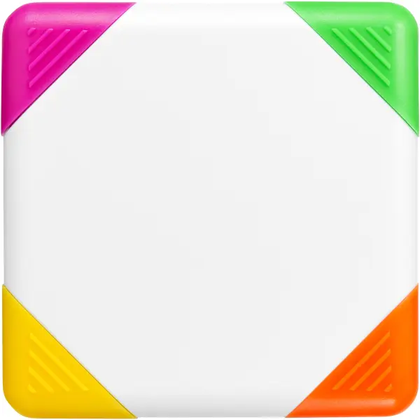 Evidenziatore quadrato a 4 colori Trafalgar - Immagine 2