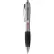 Penna a sfera con fusto argento refill nero - Anteprima 3