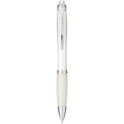 Penna a sfera con fusto e impugnatura colorati Nash - Immagine 3