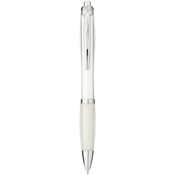 Penna a sfera con fusto e impugnatura colorati Nash - Immagine 3