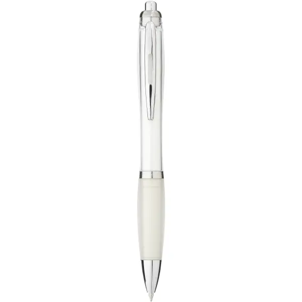 Penna a sfera con fusto e impugnatura colorati Nash - Immagine 4