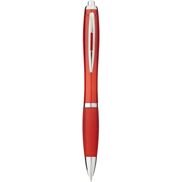 Penna a sfera con fusto e impugnatura colorati Nash - Immagine 11