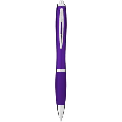 Penna a sfera con fusto e impugnatura colorati Nash - Immagine 35