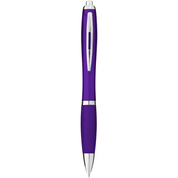 Penna a sfera con fusto e impugnatura colorati Nash - Immagine 35