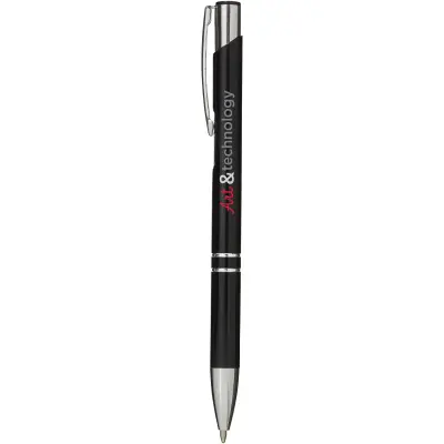 Moneta aluminium click ballpoint pen - Immagine 5