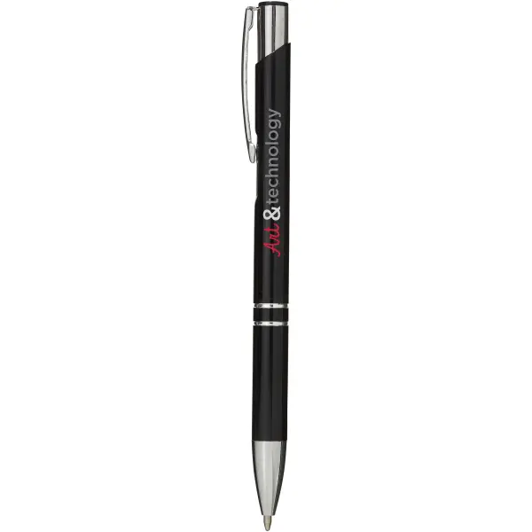 Moneta aluminium click ballpoint pen - Immagine 5