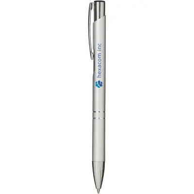 Moneta aluminium click ballpoint pen - Immagine 11