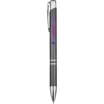 Moneta aluminium click ballpoint pen - Immagine 14