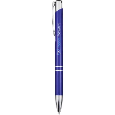 Moneta aluminium click ballpoint pen - Immagine 17