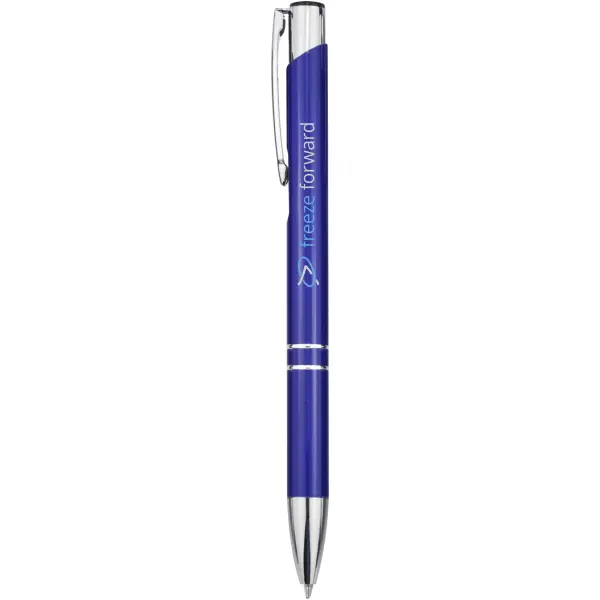 Moneta aluminium click ballpoint pen - Immagine 17