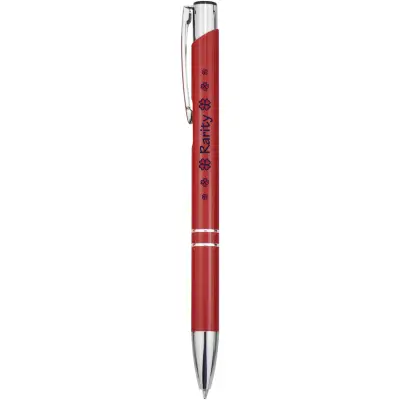 Moneta aluminium click ballpoint pen - Immagine 20