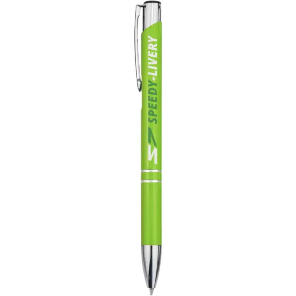 Moneta aluminium click ballpoint pen - Immagine 23