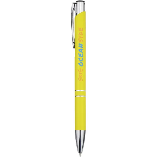 Moneta aluminium click ballpoint pen - Immagine 26