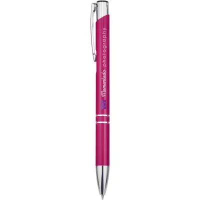 Moneta aluminium click ballpoint pen - Immagine 32