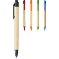 Penna a sfera Berk in cartone riciclato e plastica