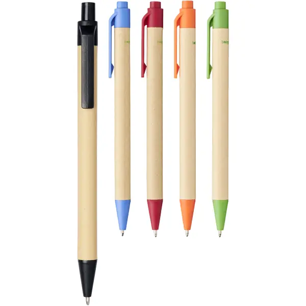 Penna a sfera Berk in cartone riciclato e plastica - Immagine 2