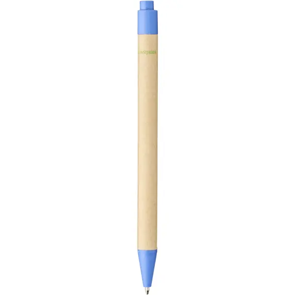 Penna a sfera Berk in cartone riciclato e plastica - Immagine 11