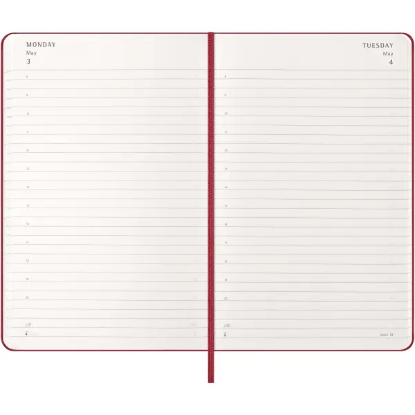 Agenda giornaliera 12 mesi con copertina rigida MOLESKINE - Immagine 6