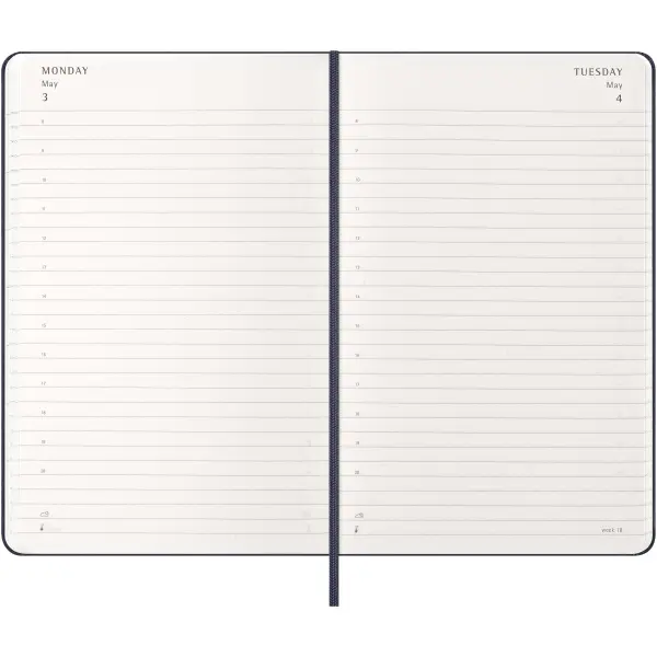 Agenda giornaliera 12 mesi con copertina rigida MOLESKINE - Immagine 13