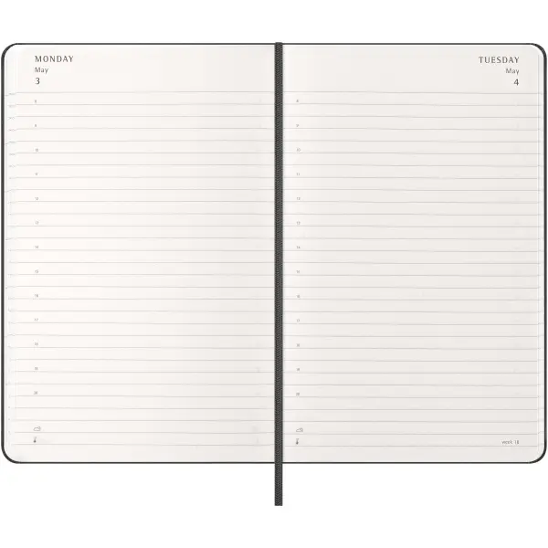 Agenda giornaliera 12 mesi con copertina rigida MOLESKINE - Immagine 27